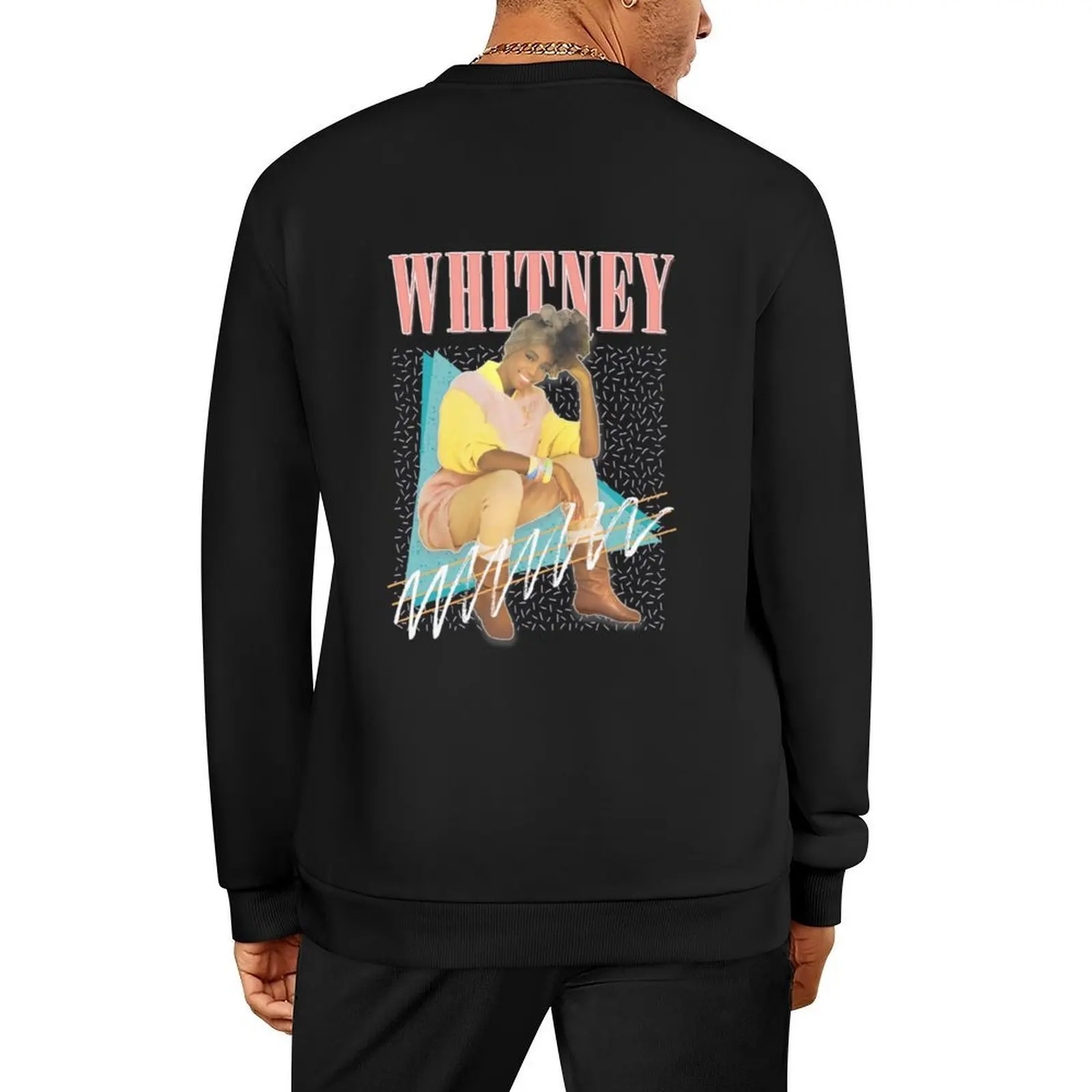 

Whitney - 80s Vintage Aesthetic Design Pullover blouse aesthetic clothing tracksuit men's sweat-shirt aesthetic sweatshirts
