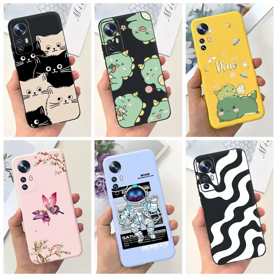 For Xiaomi Mi 12 5G Case Mi 12X Lovely Candy Painted Cover Soft Silicone Phone Case For Xiaomi Mi 12 Pro Mi12 Lite 12Lite Bumper