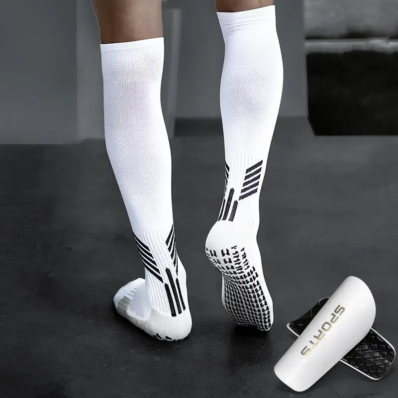 

Non-Slip Football Socks Comfortable Breathable Long Tube Men's Children's Over-Knee Thickened Towel Bottom Mid-Tube Sports Socks