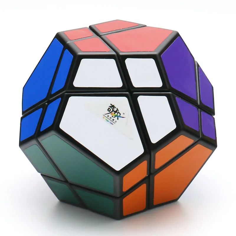 QJ Skewb Ultimate Extreme Dodecahedron Twisty Puzzle Magic Cube Black White Body Megaminx Teenager Intelligence Toy Brain Teaser