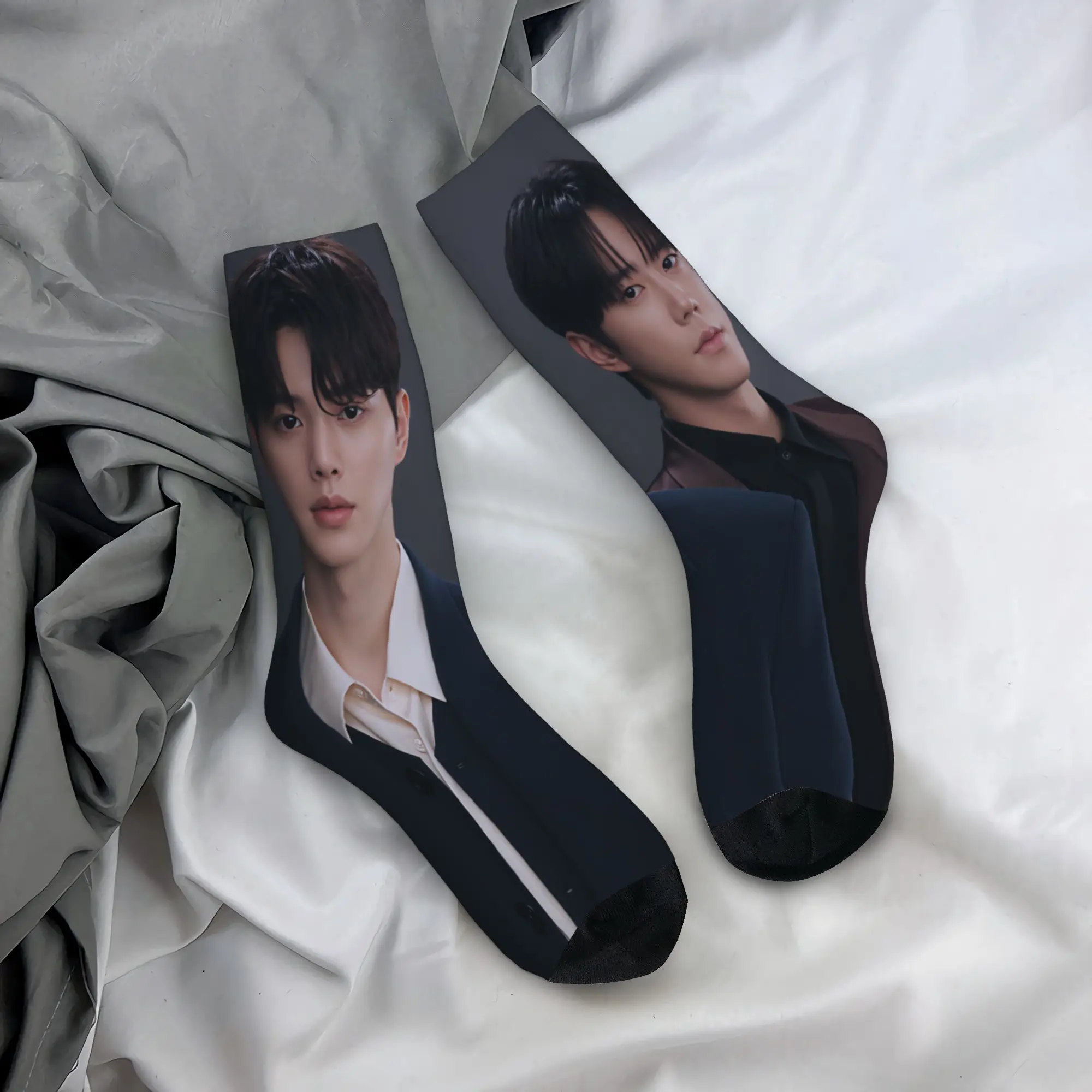 Kdrama Four Hands Two Sonatas Stockings  Kawaii Socks Unisex Men High Quality Socks Spring Cycling Custom Anti Skid