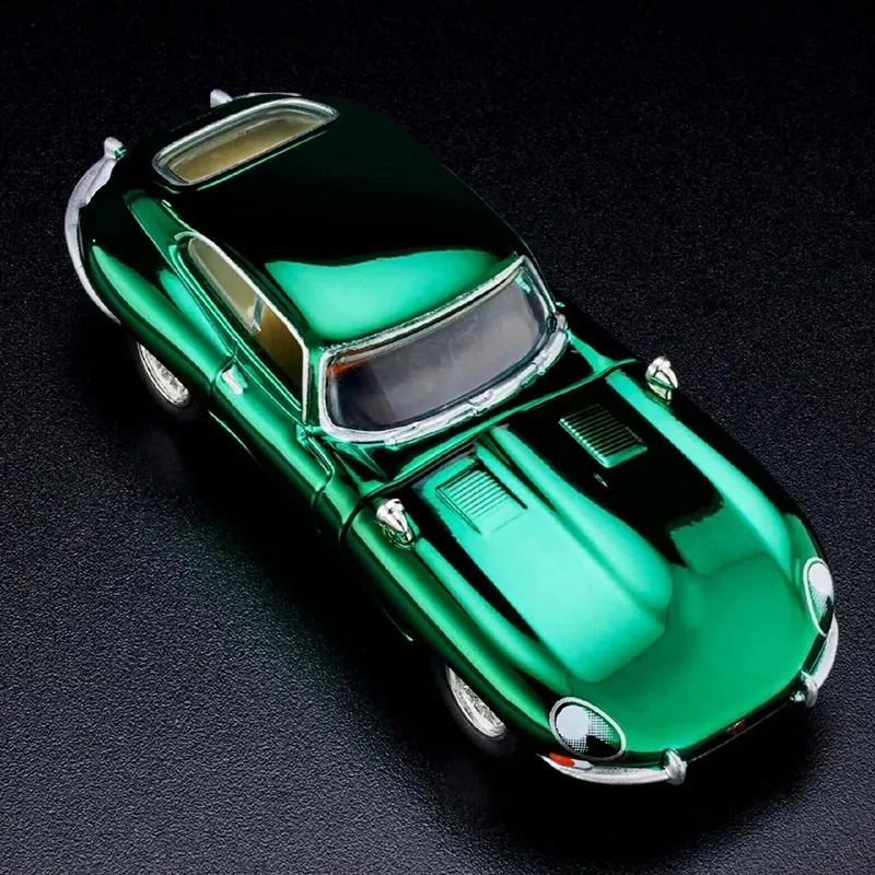 2023 Hot Wheels Red Line RLC 1964 Jaguar E-Type Green 1:64 Diecast Vehicle Collection Car Model Toy