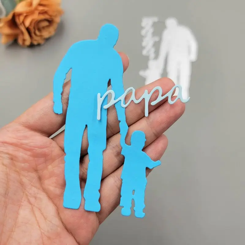 Father's Day Cutting Dies Embossing Paper Cards Making Tool Paper Knife DIY Decorative Scrapbook Craft Camera Die Cut 2023 New