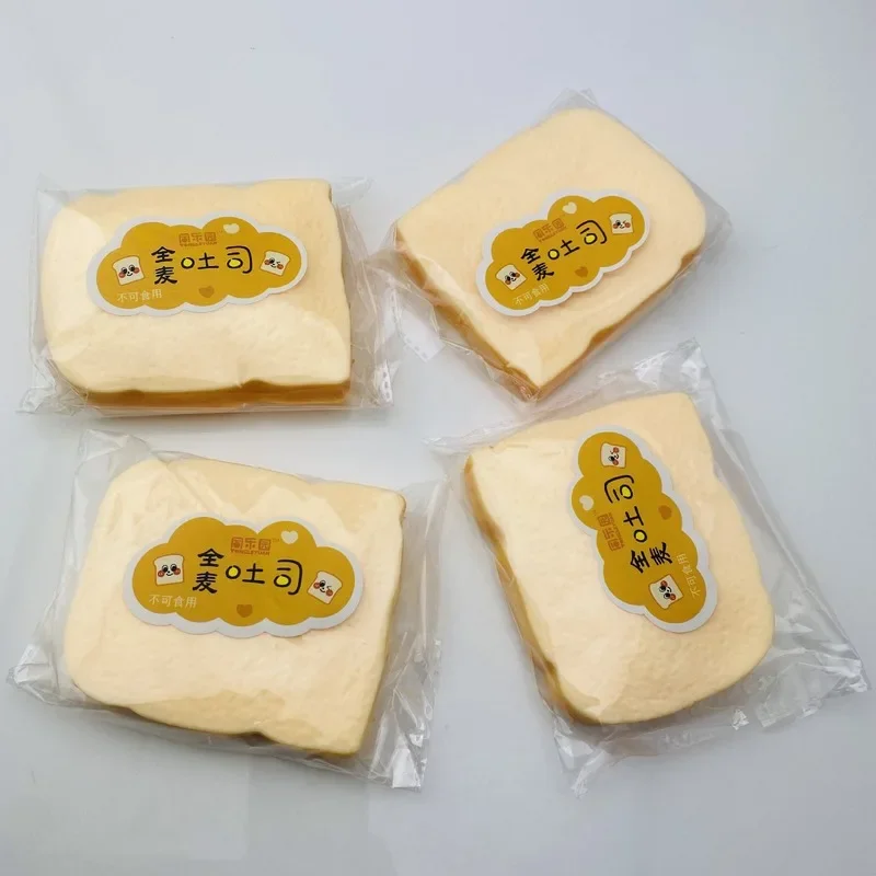 1 قطعة لعبة الضغط Kawaii جامبو خبز التوست السكويشات رائحة لينة كعكة سحر المقتنيات الغذائية اللعب الهدايا