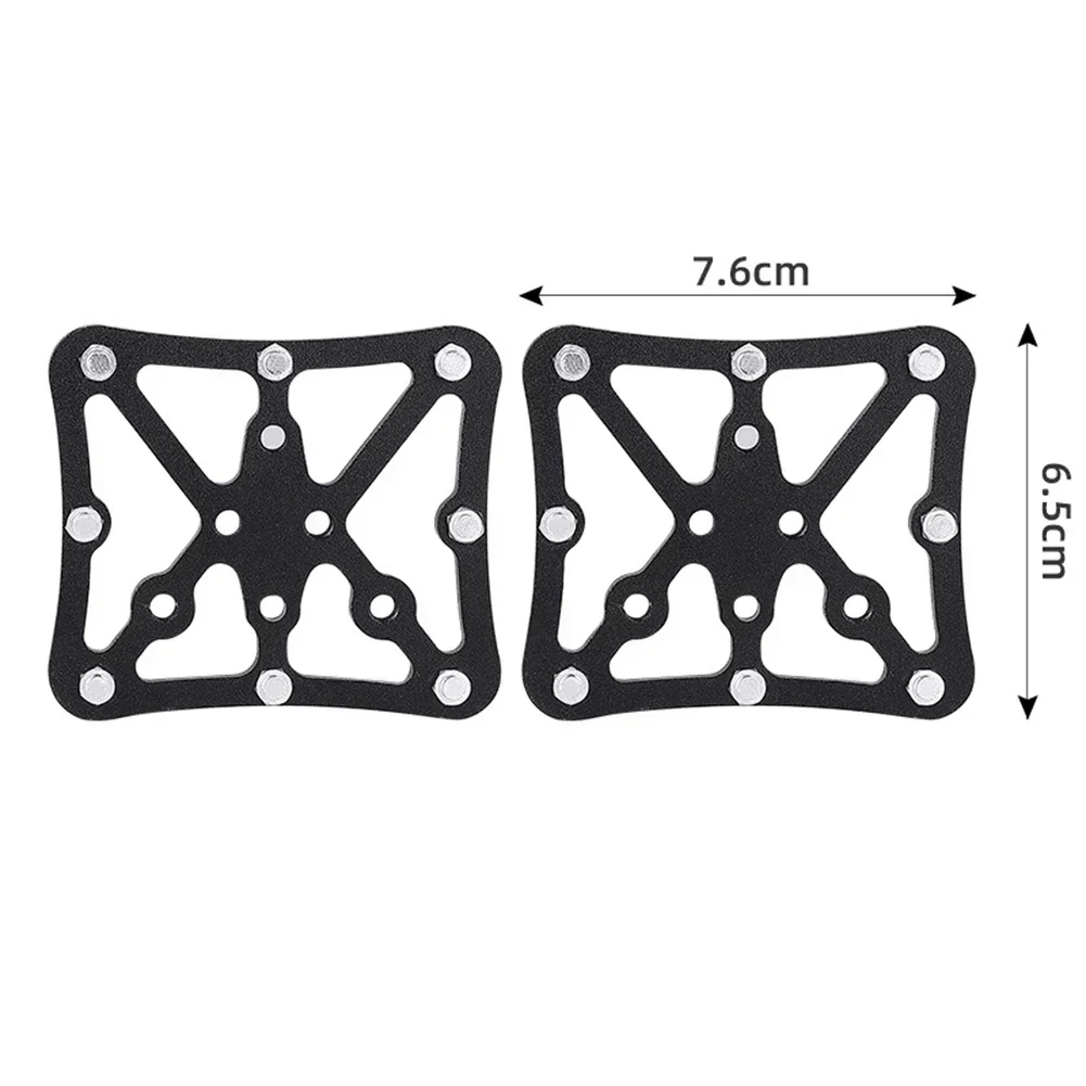 

1 Pair Bicycle Pedal Platform Cleats Pedal Adapter Flat Pedal Quick Release Locking Plate For SPD For-Shimano Tankelos KEO