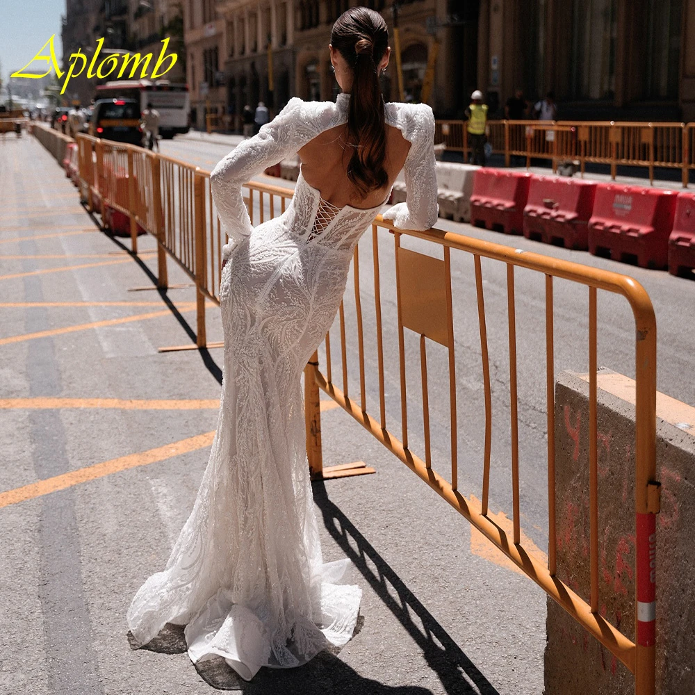 Vestido De Novia De Organza blanco bohemio personalizado, Vestido De Novia Formal sin mangas con forma De corazón, vestidos De Novia con tren De barrido De sirena suave