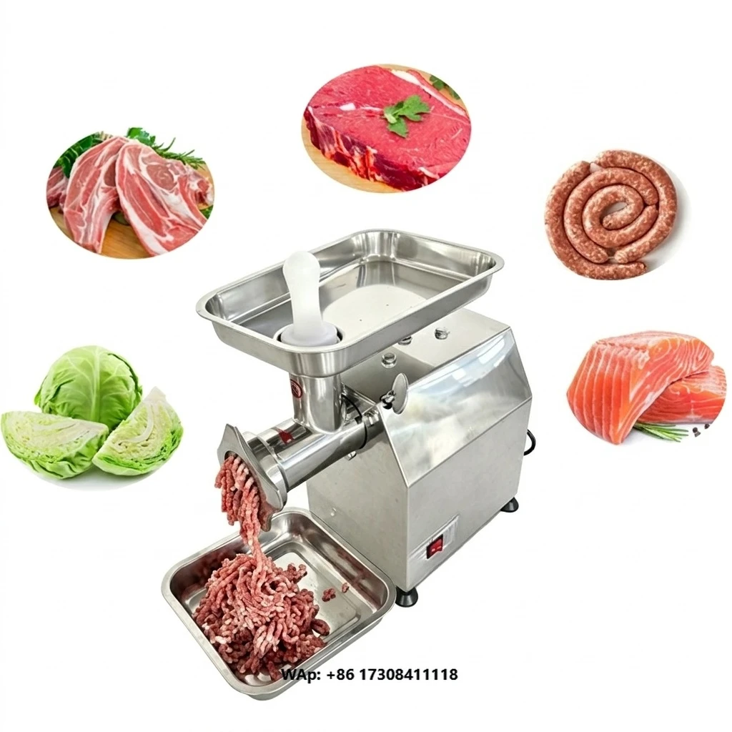 Best Sellers Desktop Electric Meat Grinder 1100W 250kg/h Commercial Meat Grinder for Frozen Beef Pork Ground Chicken