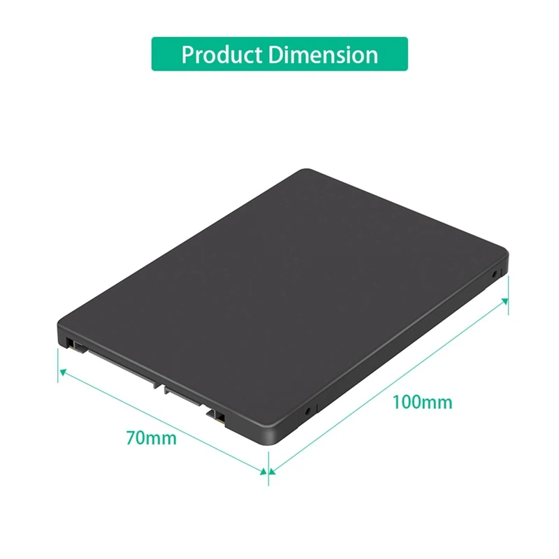 2 em 1 adaptador ssd combinar m.2 ngff chave b & msata para 2.5 Polegada sata 3 adaptador conversor externo ssd caso caixa