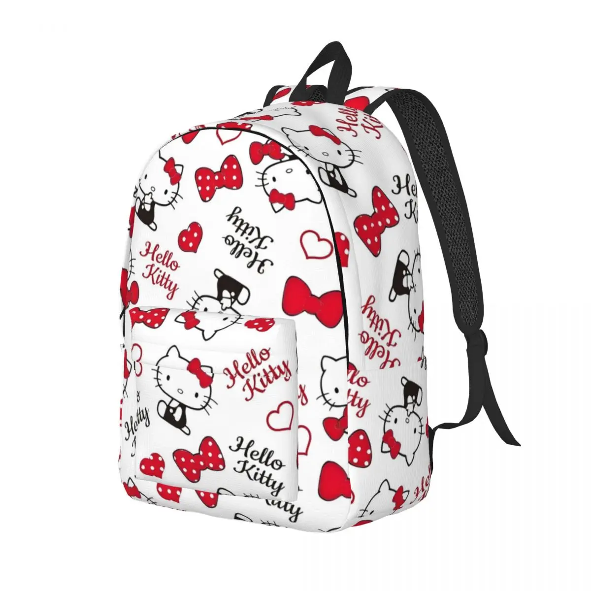 Cartoon Cute Hello Kitty Backpack for Men Women Fashion Student Work Daypack HelloKitty College Canvas Bags Gift