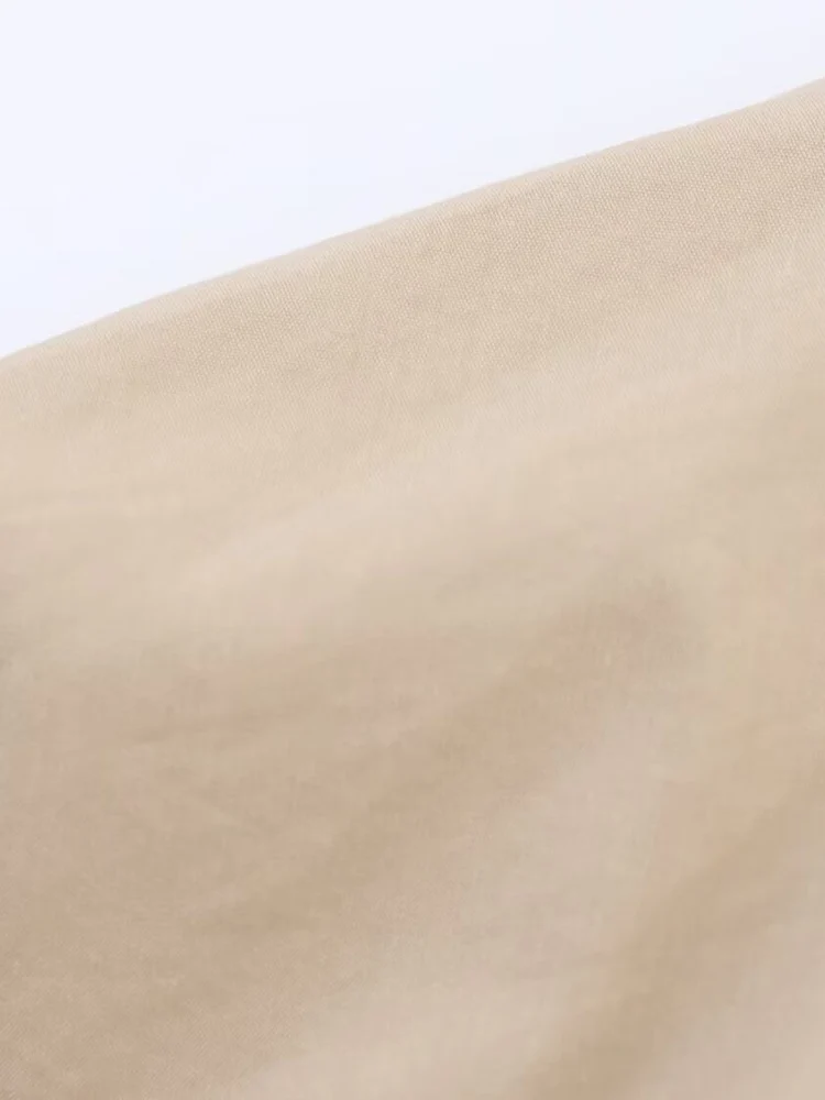 European and American style autumn new fashion trend women's clothing lace-up long-sleeved design sense safari shirt