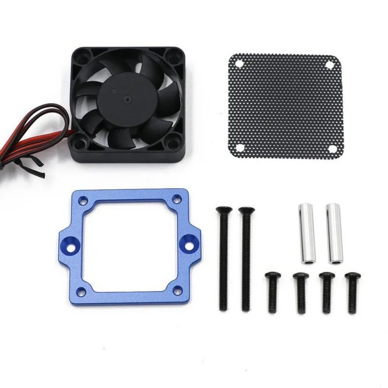 XL-5HV ESC Radiator Heat Sink ESC Cooling Fan For TRXS TRX4 TRX6 1/10 RC Crawler Car Upgrade Parts