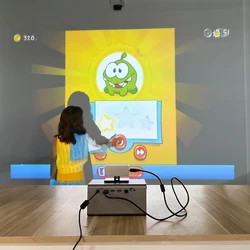 3D Interactive Projection System All In One 57 Effects Games Interaction Floor Wall Projector 3500 Lumens Children's Paradise