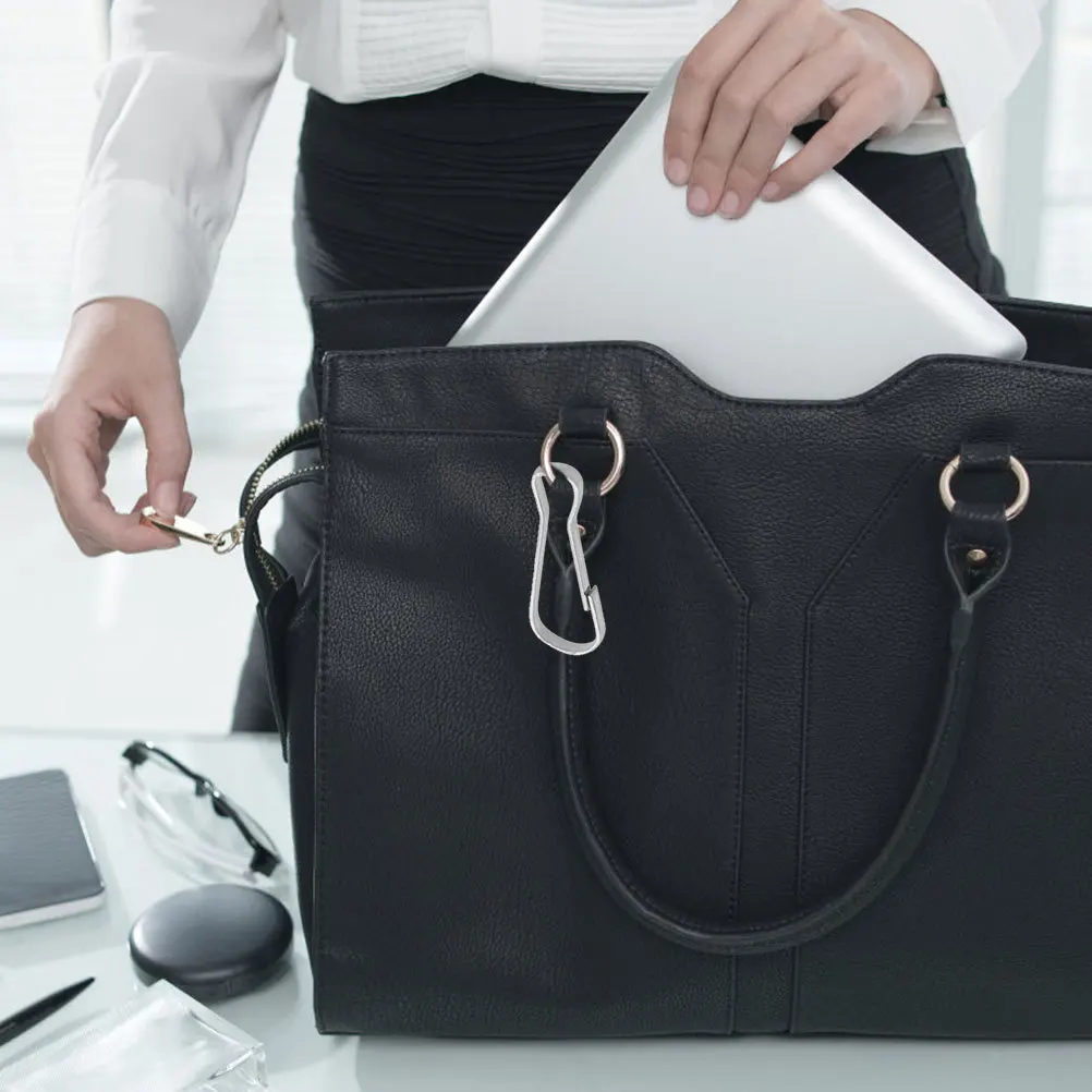 30 قطعة الفولاذ المقاوم للصدأ ضفيرة مشبك قوي مقاومة للتآكل الحبل السنانير مشبك خاطف لحقيبة الظهر قفص الحيوانات الأليفة أرجوحة معلقة