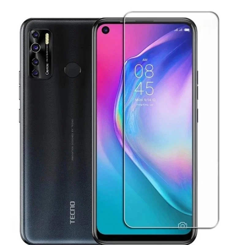 4PCS Tempered Glass For Tecno Camon 30 Premier 5G 20 Pro 4G 19 Neo 18P 18 17P 17 16 15 Air Camon30 Camon20 Screen Protector Film