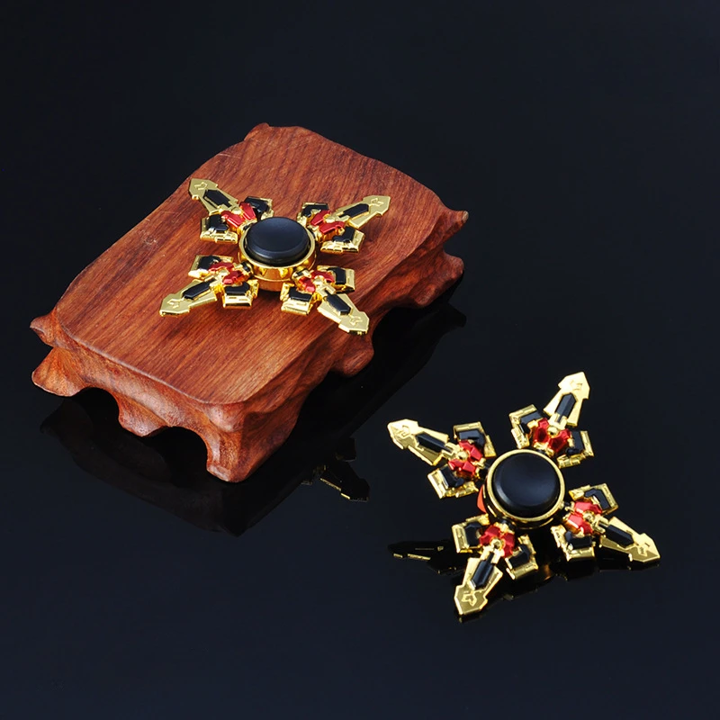 Aleación de Zinc Fidget Spinner periféricos de animé Spinner de mano de Metal nuevos juguetes Fidget Oficina juguete para aliviar el estrés para adultos regalos creativos