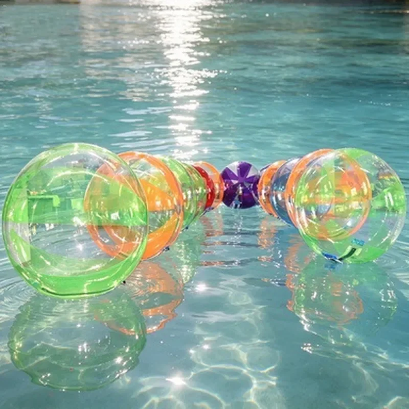 Giant Transparent Inflatable Water Walking Ball for Pool Outdoor Fun Human Sized Rolling Sphere Summer Amusement Park Game