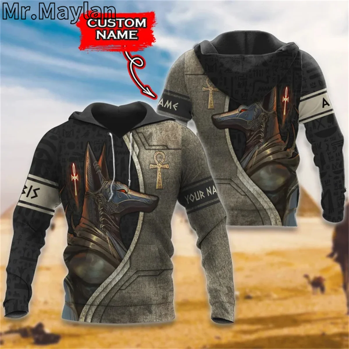 

ANUBIS THE ANCIENT GOD OF EGYPT EMPIRE CURVES ART 3D Unisex Hoodie Men Sweatshirt Street Zip Pullover Casual Jacket Tracksuits