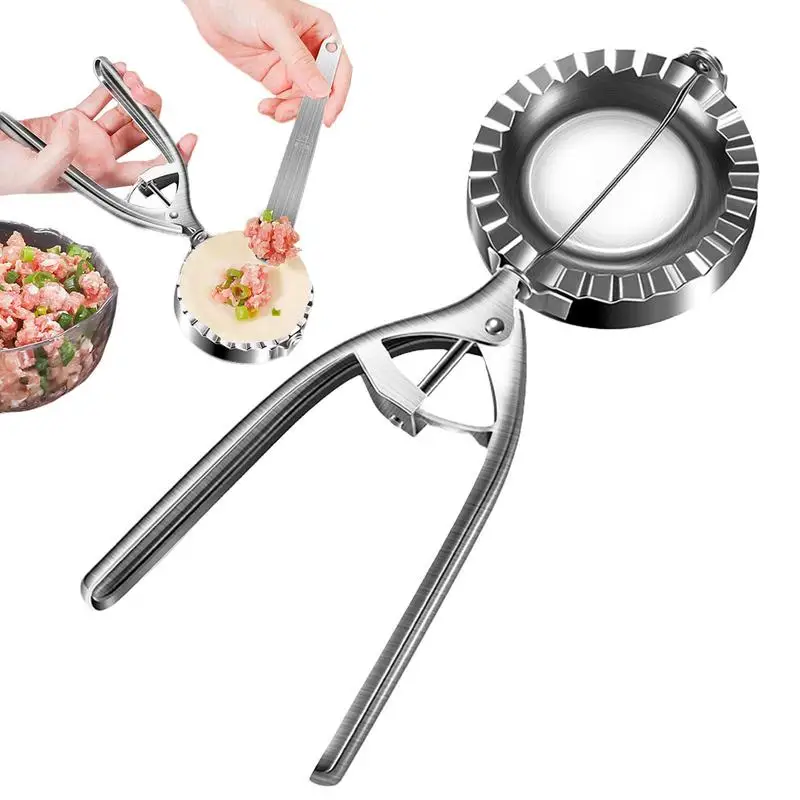 

Ravioli Maker Stainless Steel Pastry Maker Reusable Kitchen Cooking Baking Tools for Dumpling Pastry Ravioli Mold Press