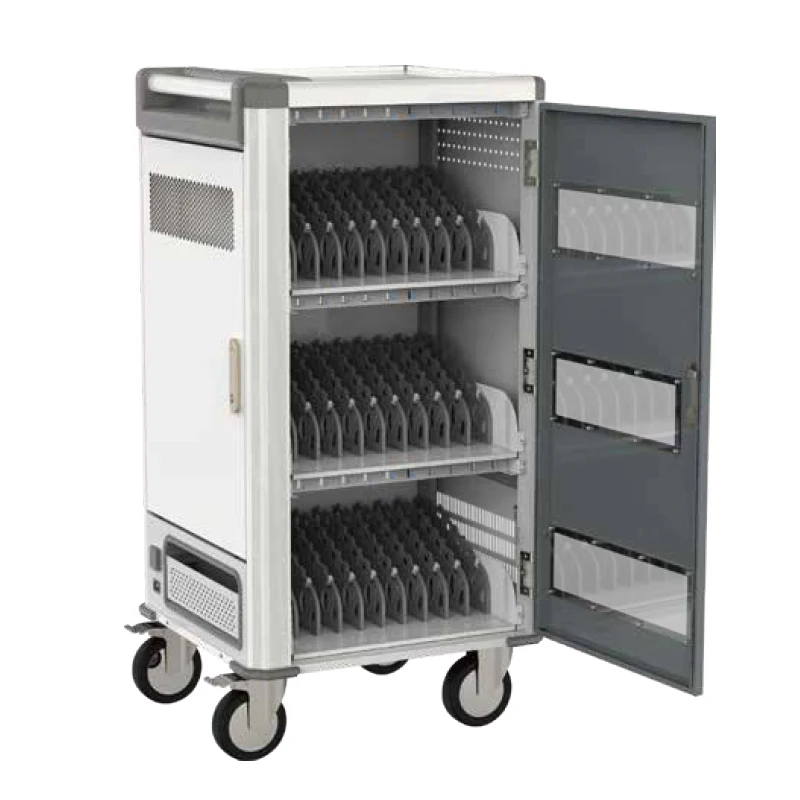 12/24/30/48 Bay Lockable Laptop Type-c Quick Charger Cart Charging Station Usb Tablet
