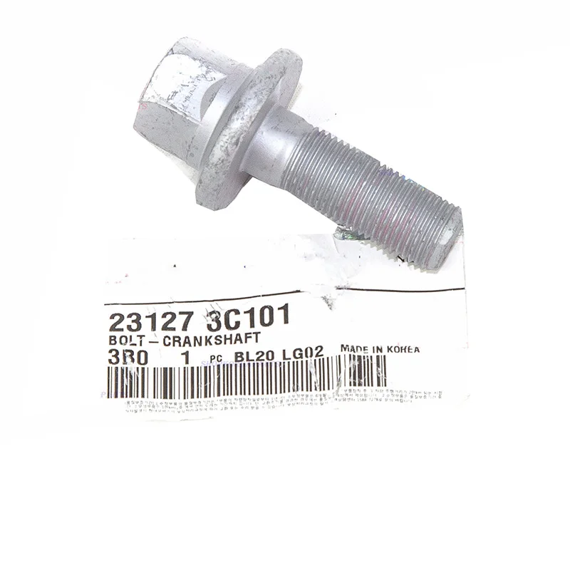 NBJKATO Brand New Genuine Crankshaft Pulley Bolt 23127-3C101 For Hyundai Veracruz 3.8L Santa Fe Kia Cadenza Sedona