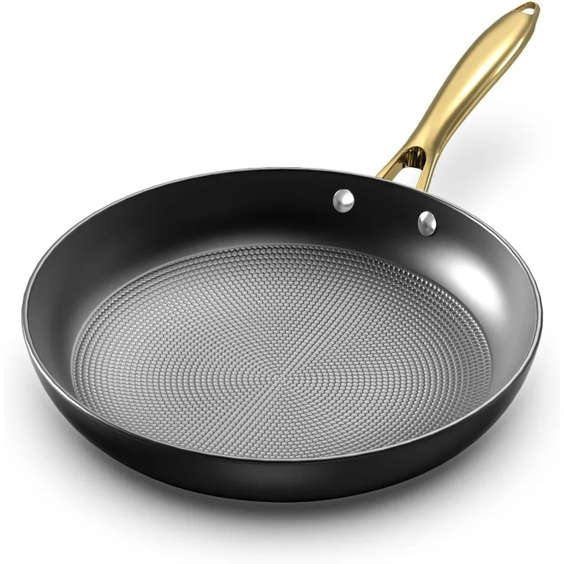 

Cast Iron Skillets, 12 Inch Cast Iron Pan, Professional Non Stick Frying Pans Long Lasting Nonstick Frying Pan Nonstick Pan