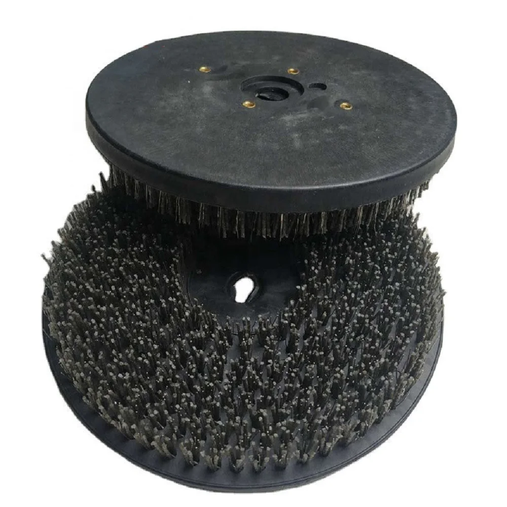 5PCS/Set 250MM  Compound Abrasive Brush Silicon Carbide Steel Wire for Bush-hammered Stone Flamed Slab Polishing and grinding