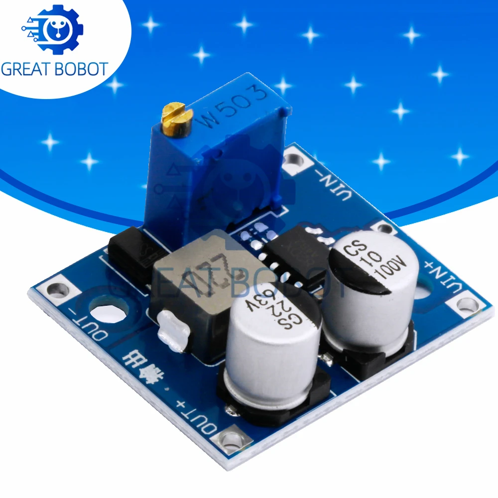 LX8015 DC-DC Adjustable Step-down Power Module Input 5-80V To 1-62V 1.5A Power Converter Over XL7015 For Solar Energy Circuit