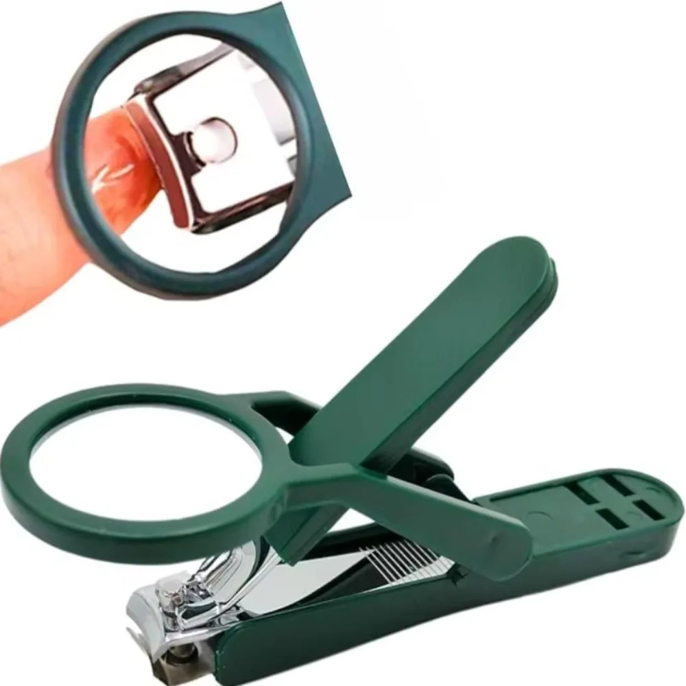 Magnifying Glass Nail Clipper Large Household Anti-Splash Na