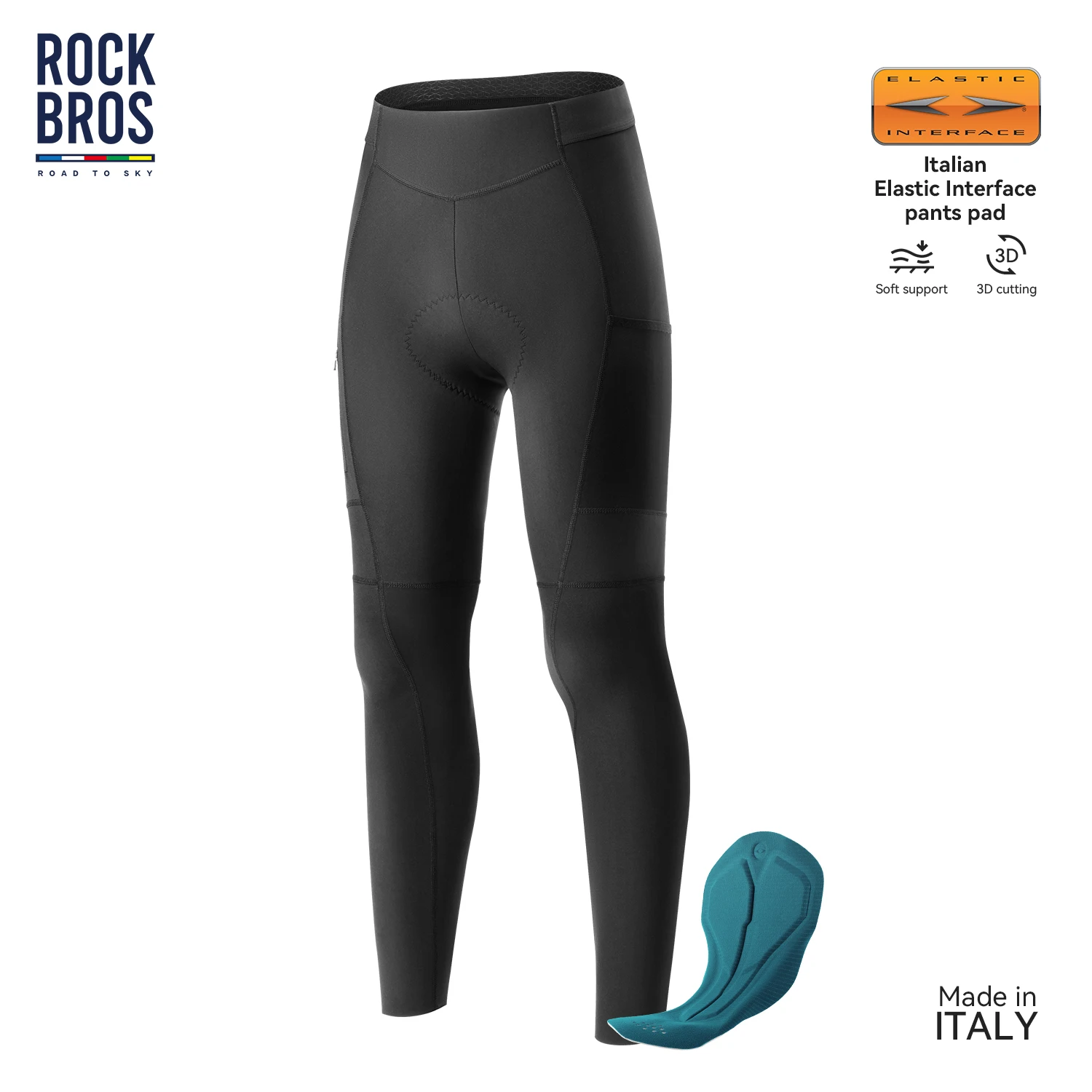 ROCKBROS ROAD TO SKY Cycling Pants Lightweight High Elastic Non-slip Breathable Pants Comfortable Cushion Men Cycling Trousers