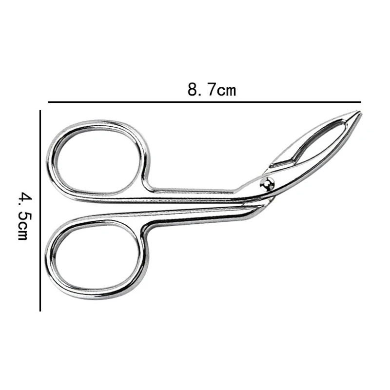 Salon Tweezers with Easy Scissor Handle Lash Tweezers for Men and Women, Portable Beauty Tool for Facial Hair