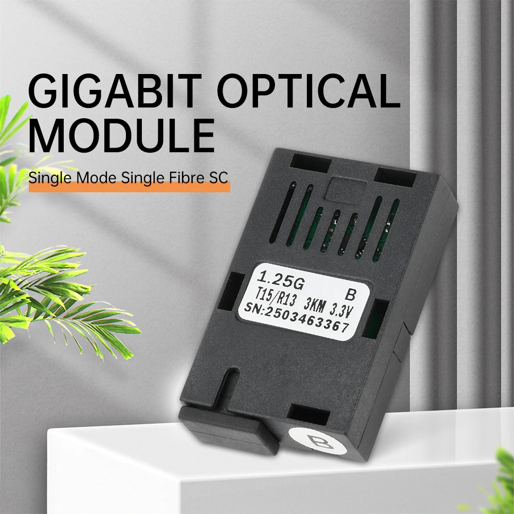

1,25G 1*9 оптоволоконный модуль 1000M Gigabit SC одномодовый 1310/1550 нм 3/20 км отправить и прием 1310 нм 1550 нм трансивер