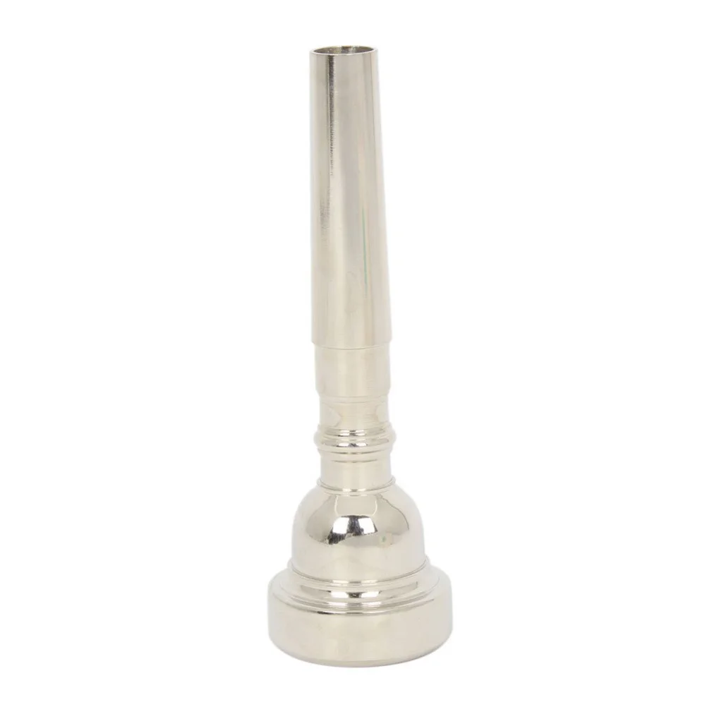 

3C Copper Trumpet Mouthpiece Silver for High Register Crafted Computer Controlled Lathe Ideal