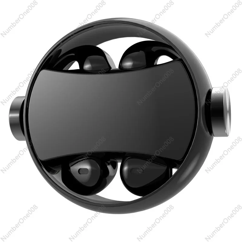 3-in-1 Rotating Wireless Earbuds - ANC, 40H Battery, Secure Fit, for Gym and Commute