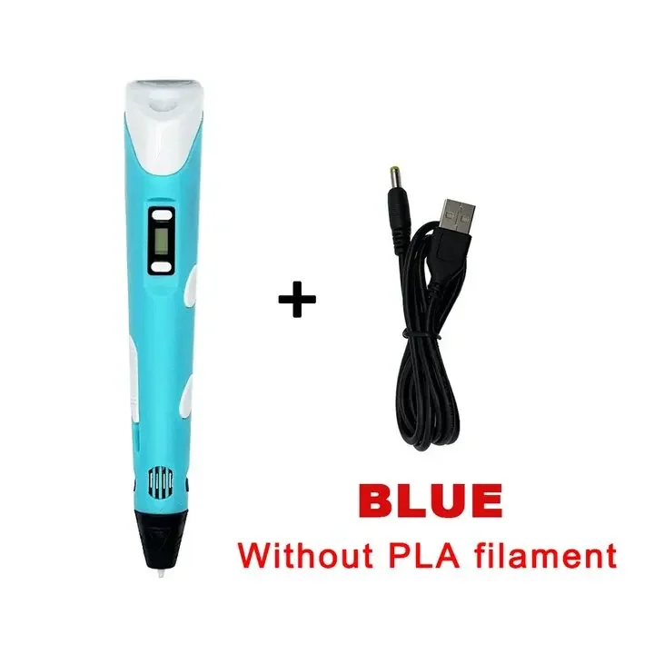 3D Printing Pen DIY Three-dimensional Painting Children Toys Fun Camouflage with Power Adapter PLA Filament New Style Gift