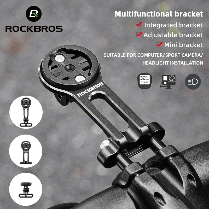 ROCKBROS Ultralight Gps Bike Support for Sport Camera Stable Bracket Stem Mount Aluminum Alloy Bicycle Light Holder Adjustable