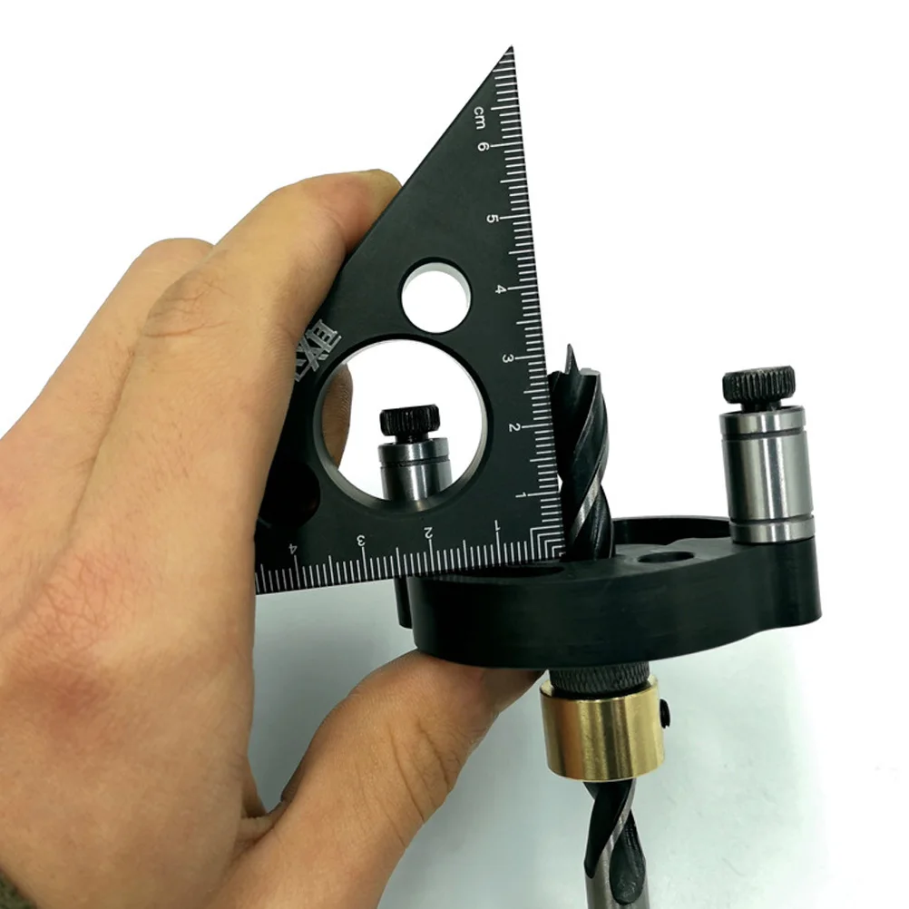 Aluminum Alloy Triangular Rule High Precision Carpenter Ruler Lightweight Compact Clear Numbers Woodworking DIY Triangle