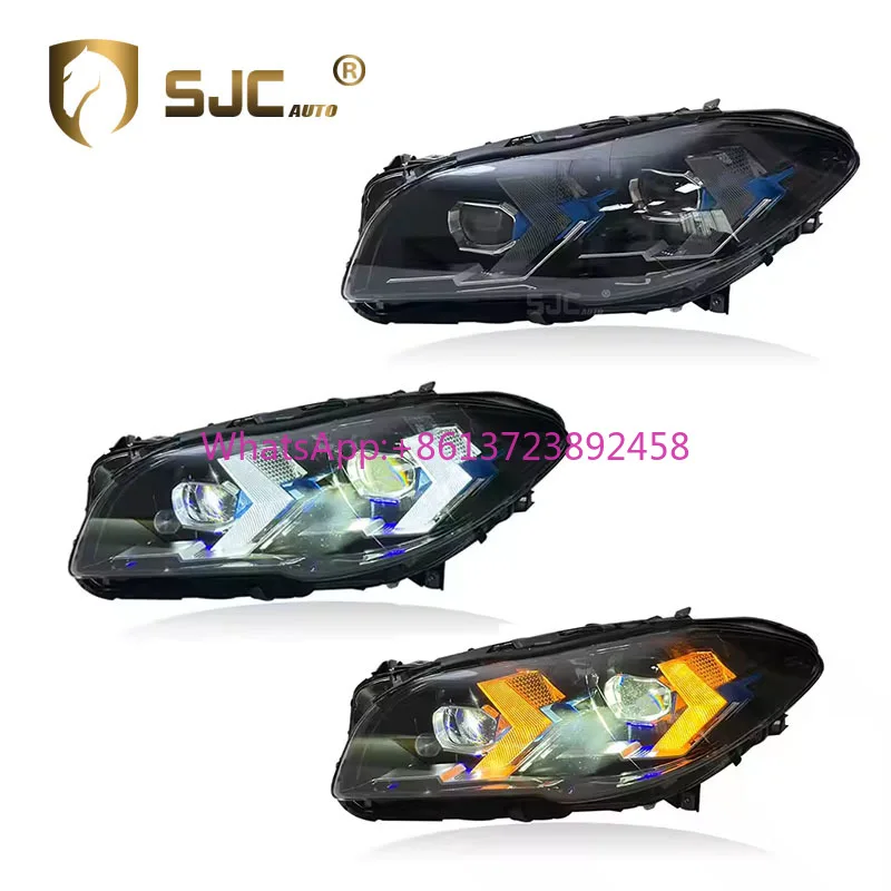 

Auto for BMW 5 Series F10 F18 Headlight Assembly 10-17 M5 Headlights Modified LED Laser Lens Daytime Running Light Steering