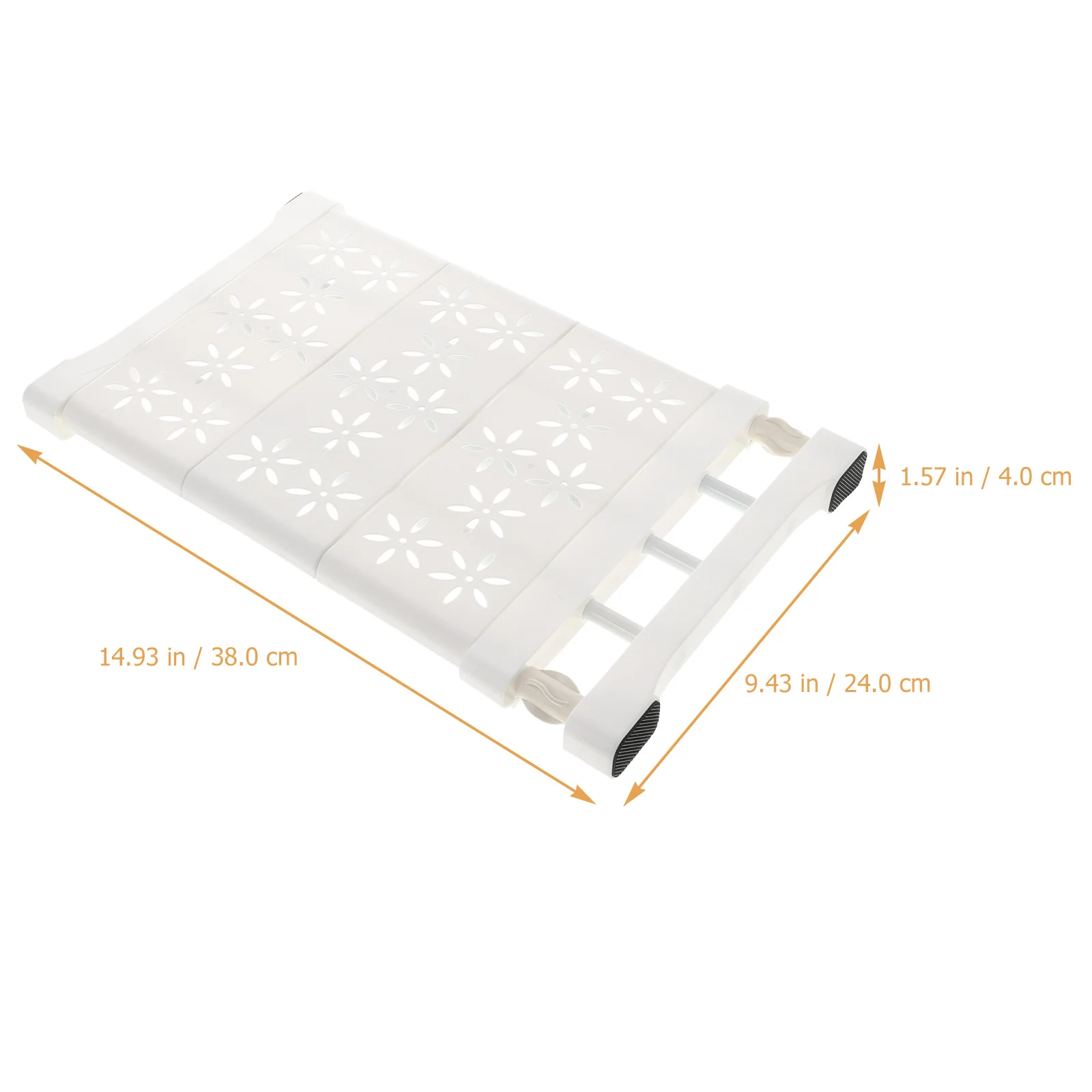 ชั้นวางของในตู้เสื้อผ้าแบบปรับได้ ขยายได้ ใช้แบ่งช่องเก็บของในตู้เสื้อผ้า ตู้เก็บของ ตู้ล็อกเกอร์ ชั้นวางของในตู้เสื้อผ้าแบบปรับได้