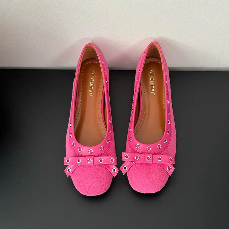 

Модные металлические женские туфли на плоской подошве, роскошные женские туфли на плоской подошве с узлом-бабочкой, увеличивающие рост, женская обувь