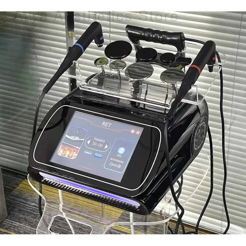 

Профессиональный аппарат для физиотерапии Indiba с радиочастотами CET RET RF 448 кГц для медицинских и оздоровительных процедур, модель 2026 года