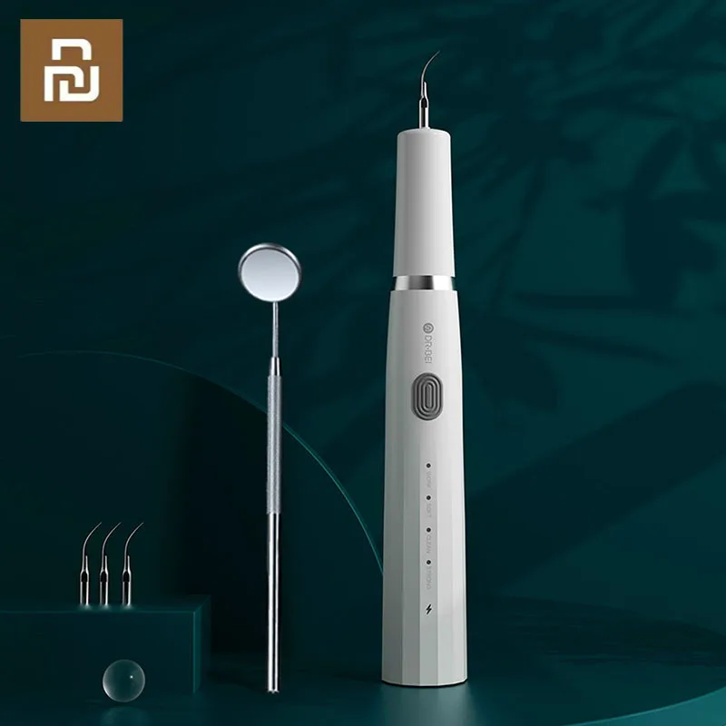 Youpin DR.BEI Ultrasonic Dental Scaler YC2 Electric Tooth Calculus Remover Tooth Stains Tartar Dentist Teeth Whiten Oral Hygiene