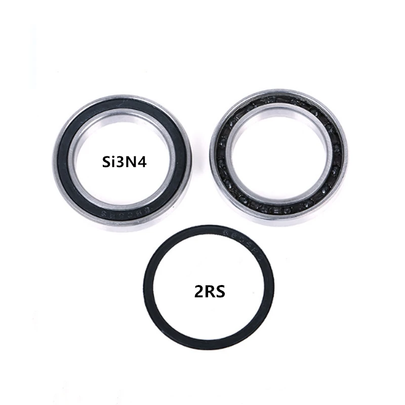 10pcs Hybrid Ceramic Bearing ABEC-3 63800 63801 63802 63803 63804 63805 -2RS RS bearing steel hybrid SI3N4 ceramic ball bearings