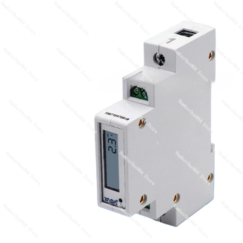 Applicable to single-phase 220V rail type electric meter rail type high-precision RS485 charging station electric meter