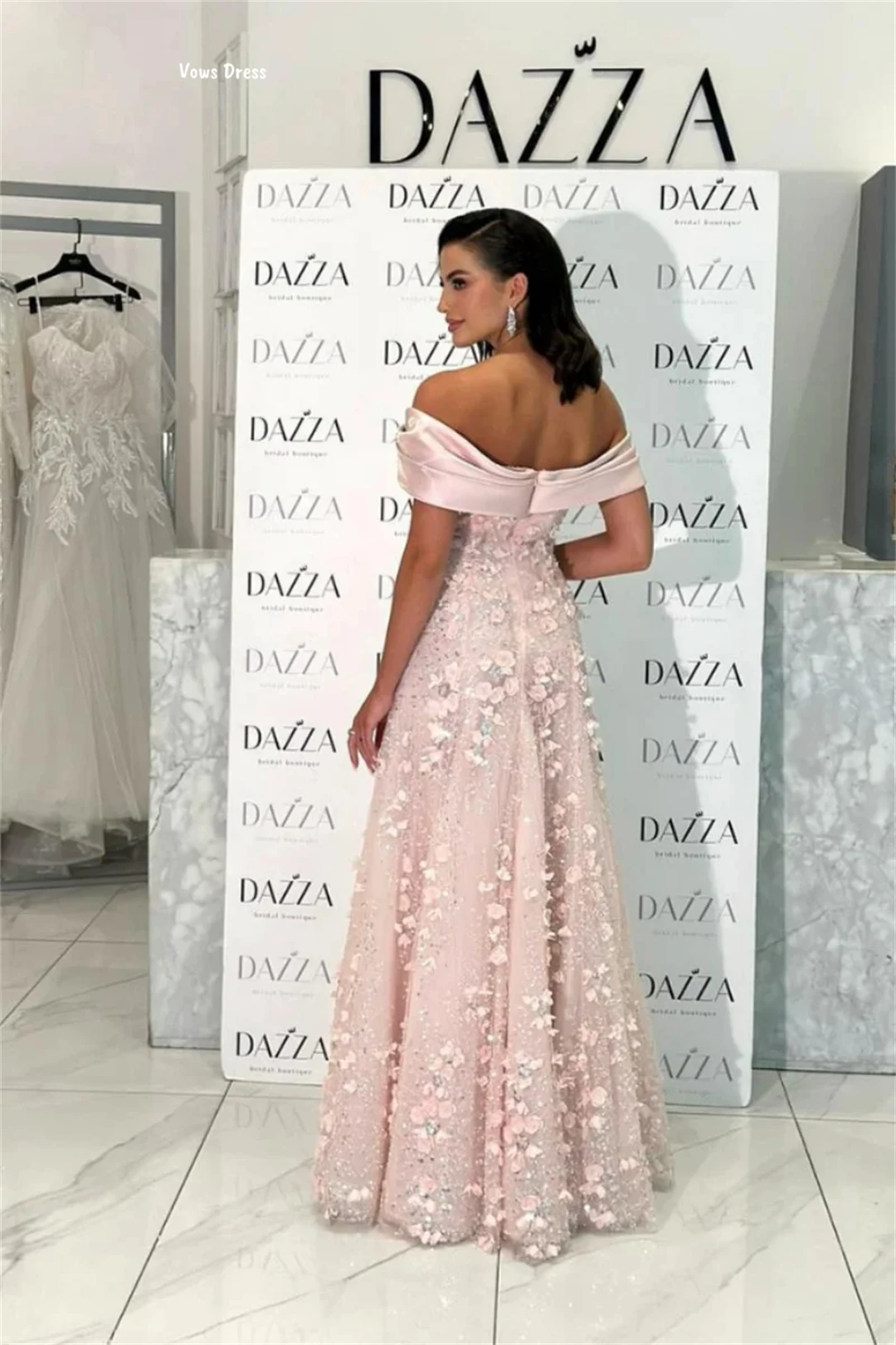 Vows Custom Made Dresses Luxurious Party Dresses Luxury Evening Dress 2025 Line A Candle Applique Ball Gown Dress Elegant Gowns