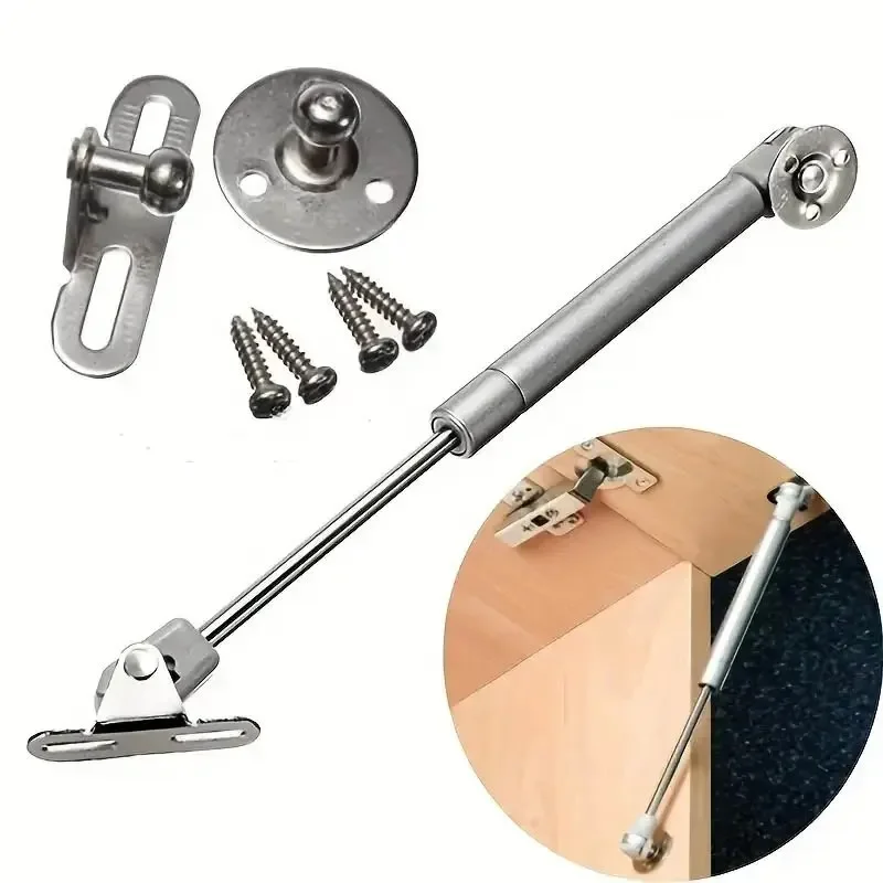 1 pedaço de haste hidráulica pneumática, haste pneumática, haste de suporte de mola de ar do gabinete, para usar com uma cama de porta dobrável.