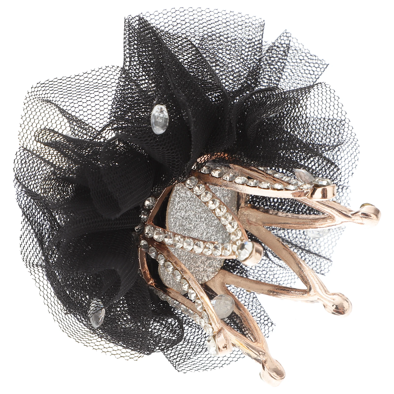 

Crown Hairpin Baby Girl Clip Accessories Pearl Clips Black Back to School Bride