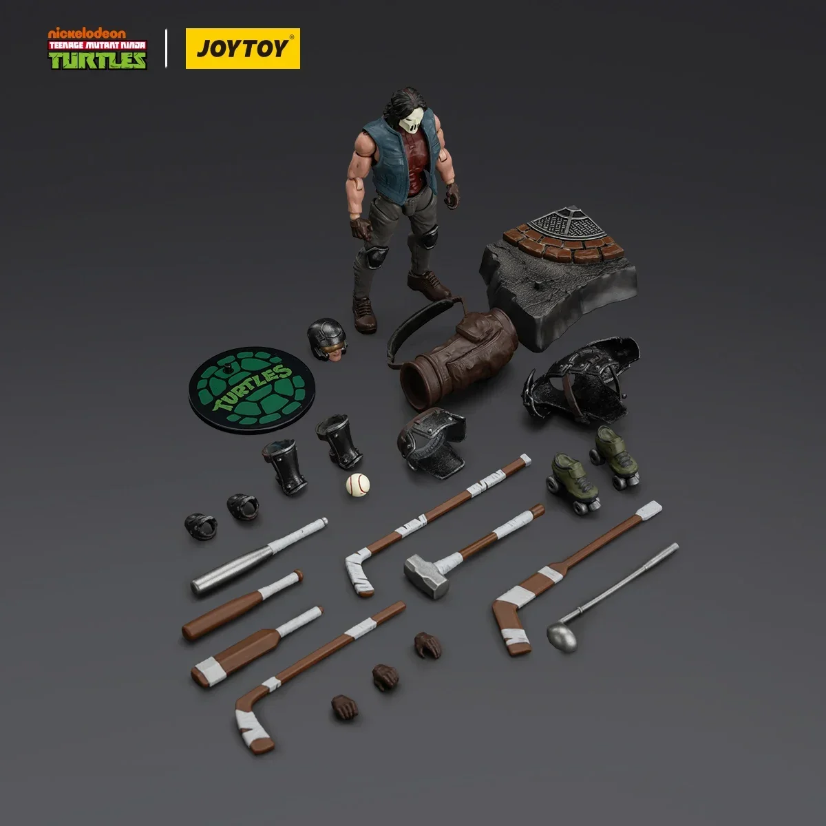 JOYTOY TMNT المراهقين متحولة نينجا السلاحف كيسي جونز 1/18 عمل نموذج لجسم لعبة #5