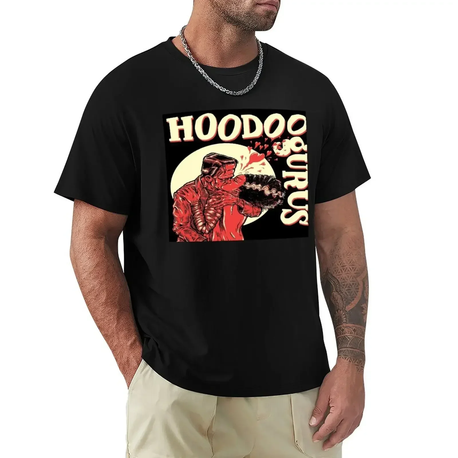 Band Hoodoo Gurus Music Show Tour T-Shirt vintage clothes customs design your own Short sleeve tee funny t shirts for men