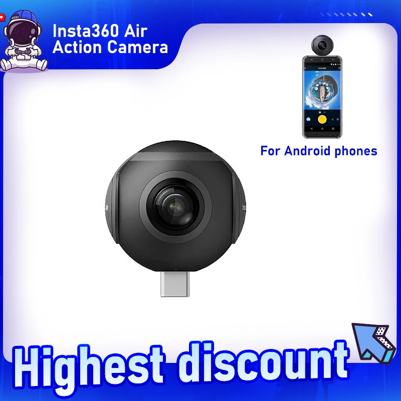 Insta360 Air Mini La Caméra 360° Idéale pour une Vidéo en Direct de Qualité