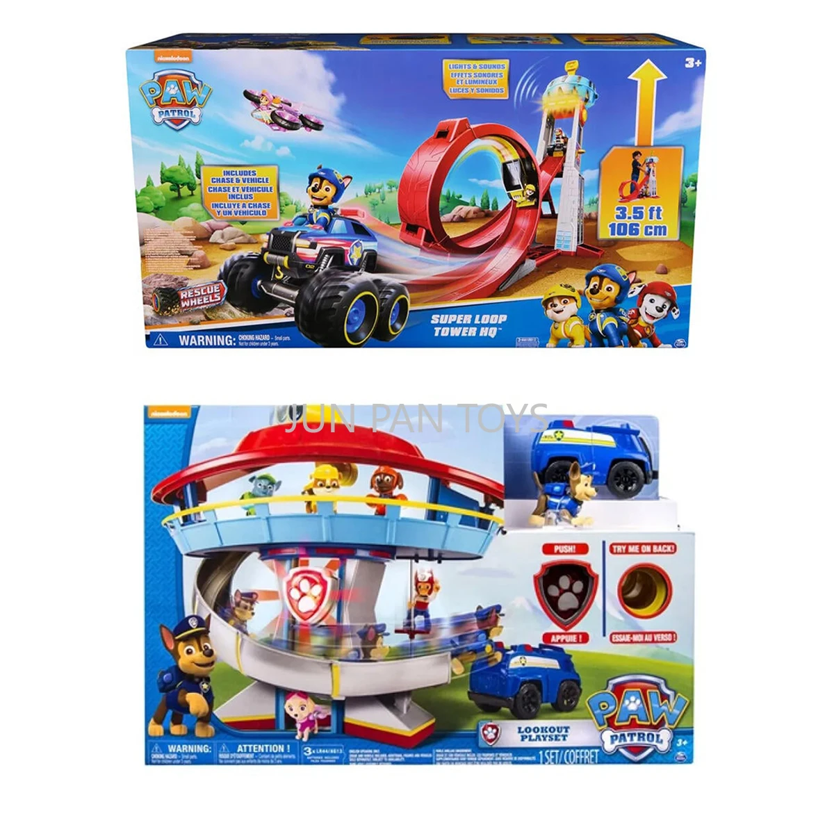 Patrulla Canina Original: Centro de Comando Super Loop Tower HQ con Ruedas de Rescate, Set de Juego con Coches de Juguete, Regalos para Niños